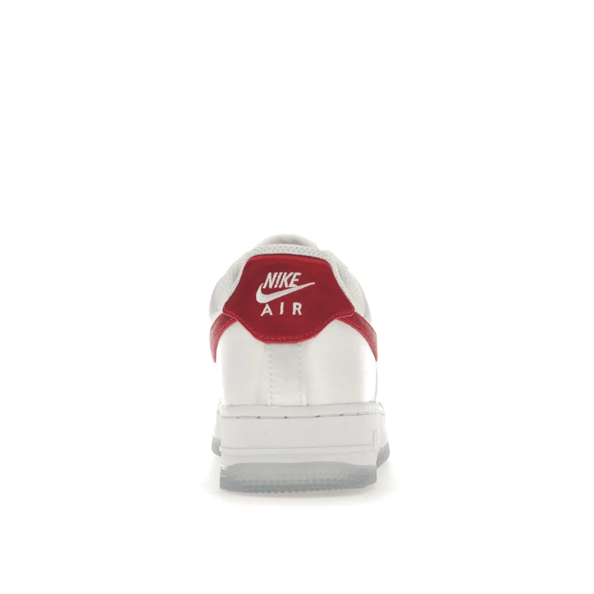 Air Force 1 Low Satin White Red Nike Air Force 1 classic shoes