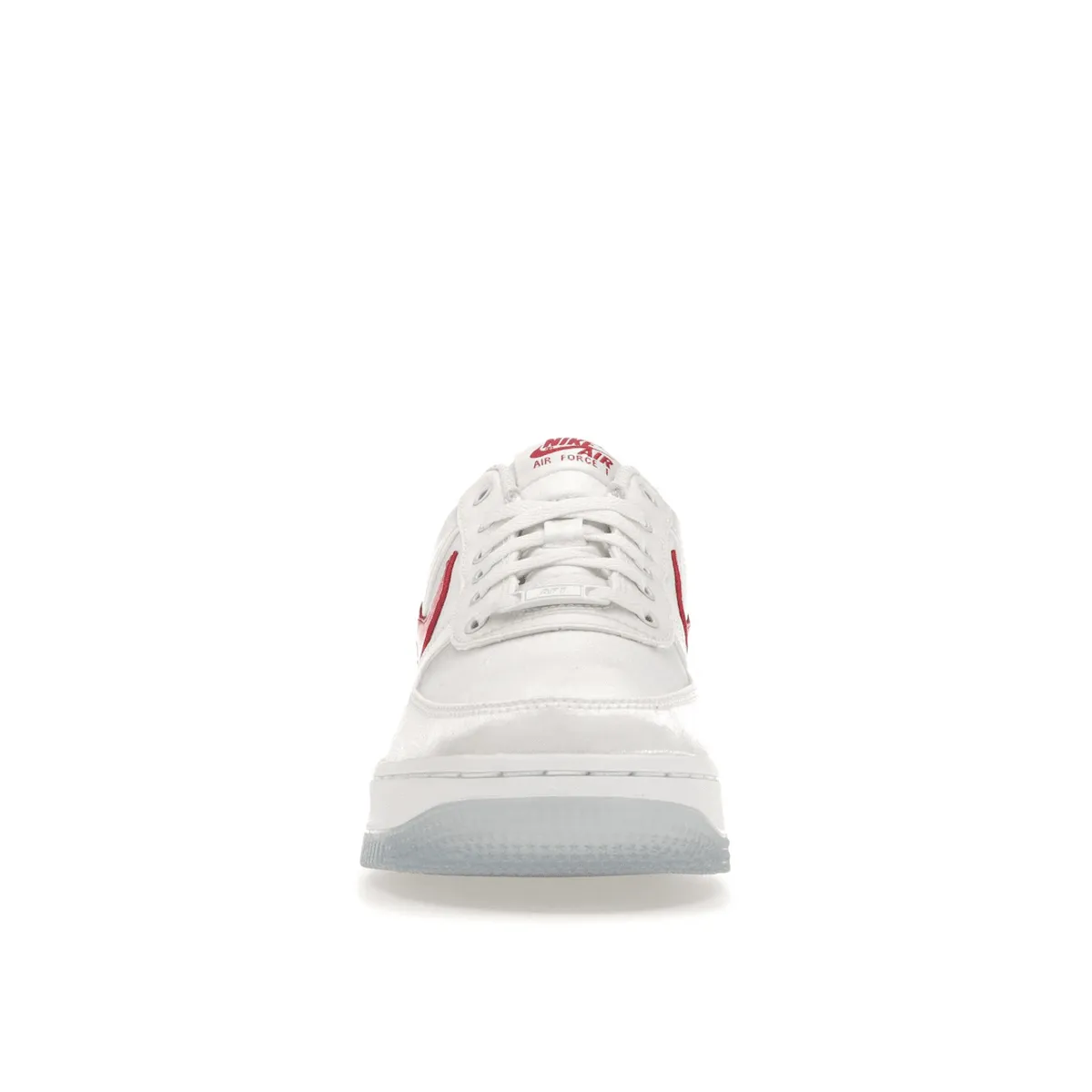 Air Force 1 Low Satin White Red Nike Air Force 1 classic shoes