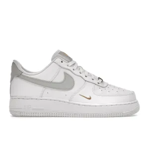 Air Force 1 Low White Gray Gold Nike Air Force 1 heritage shoes for everyday wear