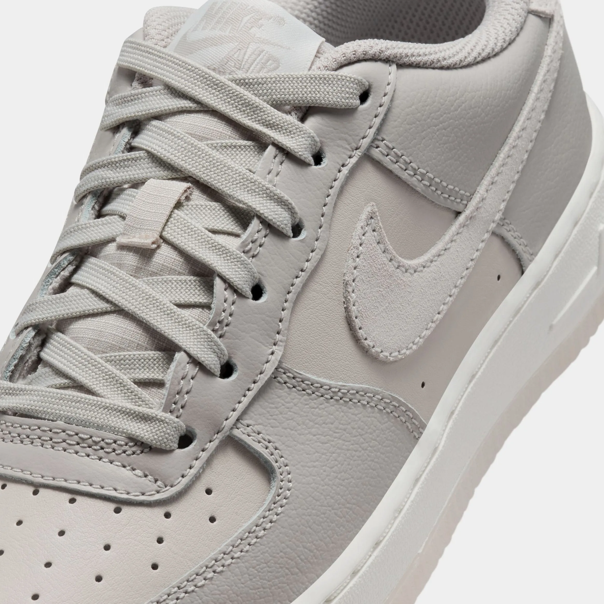 Air Force 1 LV8 Grade School Lifestyle Shoes (Light Bone/Light Iron Ore/Summit White) Nike Max 95 versions