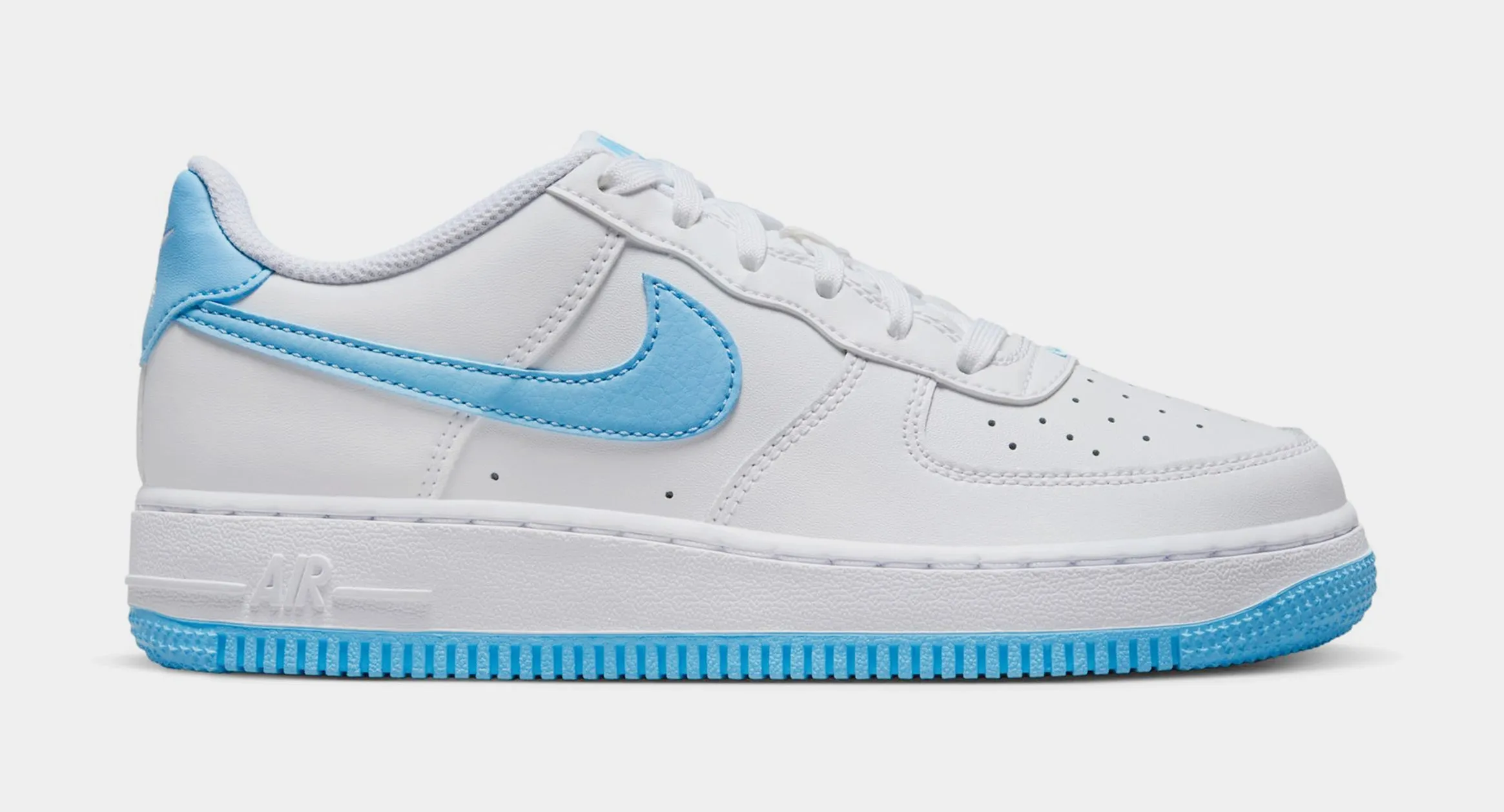 Air Force 1 LV8 Grade School Lifestyle Shoes (White/Blue) nike air force 1 timeless streetwear shoes