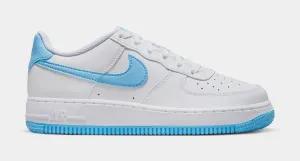 Air Force 1 LV8 Grade School Lifestyle Shoes (White/Blue) nike air force 1 timeless streetwear shoes