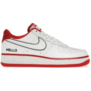 Air Force 1 Lx Hello University Red Nike Air Force 1 heritage shoes for everyday wear