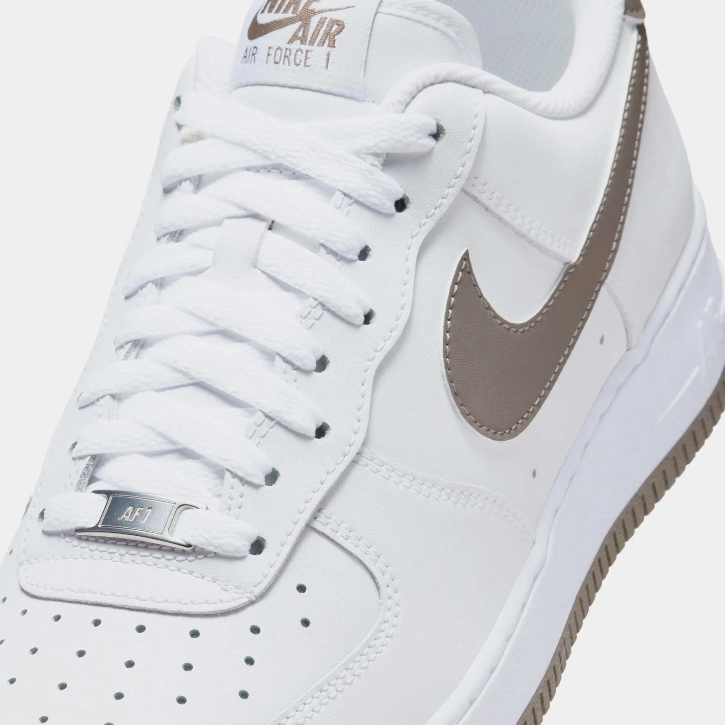 Air Force 1 Mens Lifestyle Shoes (White/Cave Stone) Nike Max 95 versions