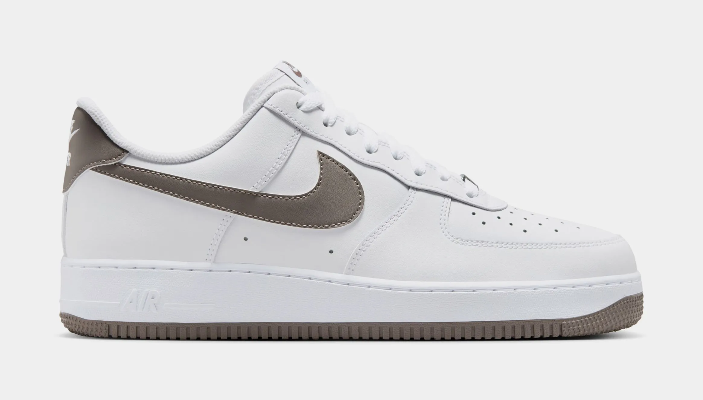 Air Force 1 Mens Lifestyle Shoes (White/Cave Stone) nike air force 1 timeless streetwear shoes
