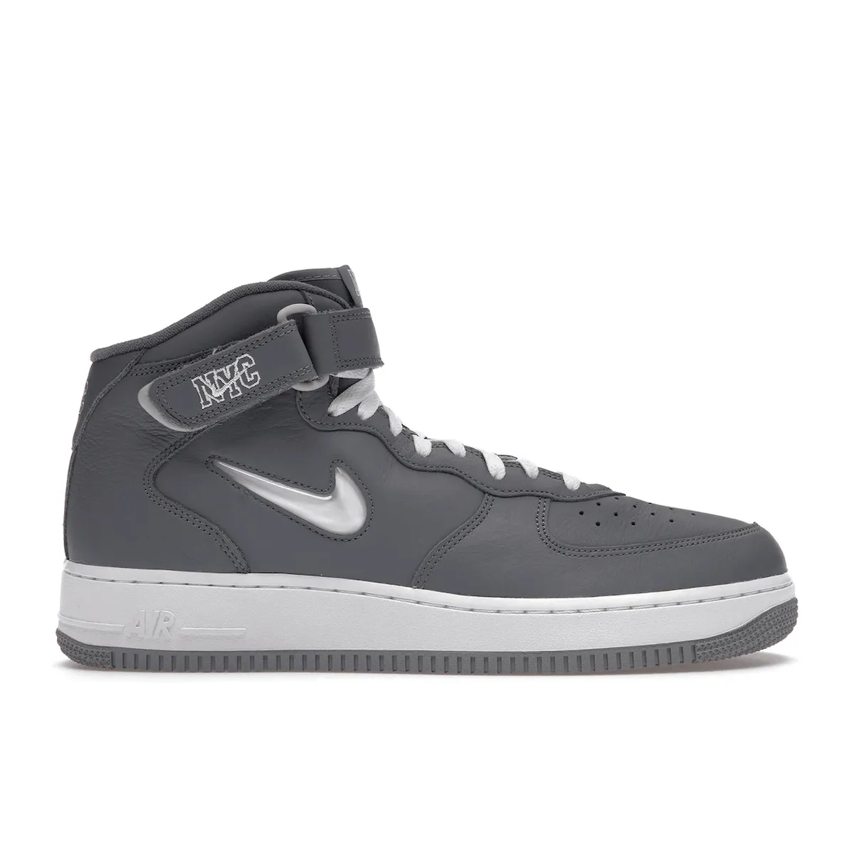 Air Force 1 Mid QS Jewel NYC Cool Grey Nike Air Force 1 heritage shoes for everyday wear