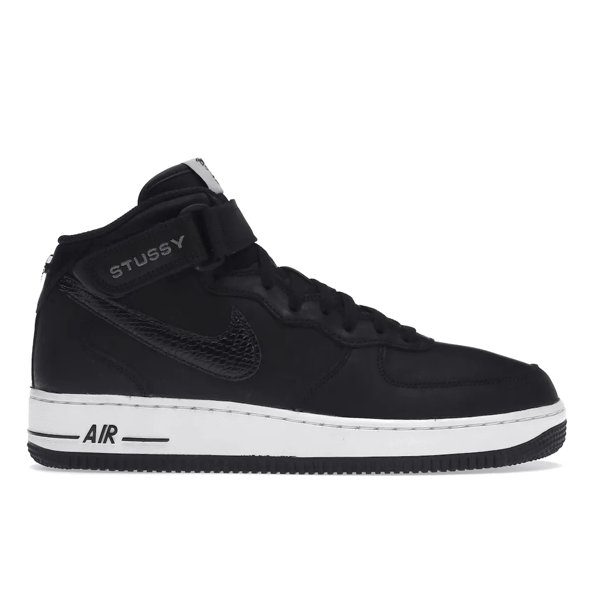 Air Force 1 Mid x Stussy Black White Nike Air Force 1 heritage shoes for everyday wear