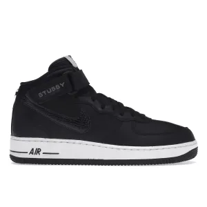 Air Force 1 Mid x Stussy Black White Nike Air Force 1 heritage shoes for everyday wear