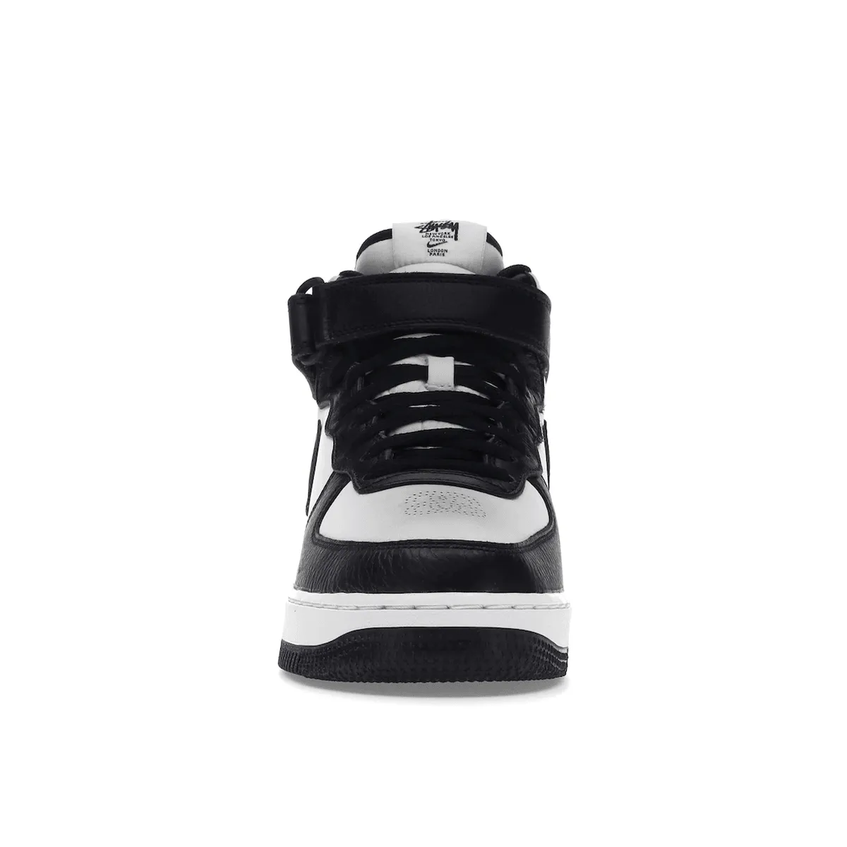Air Force 1 Mid x Stussy Light Bone Black Nike Air Force 1 classic shoes