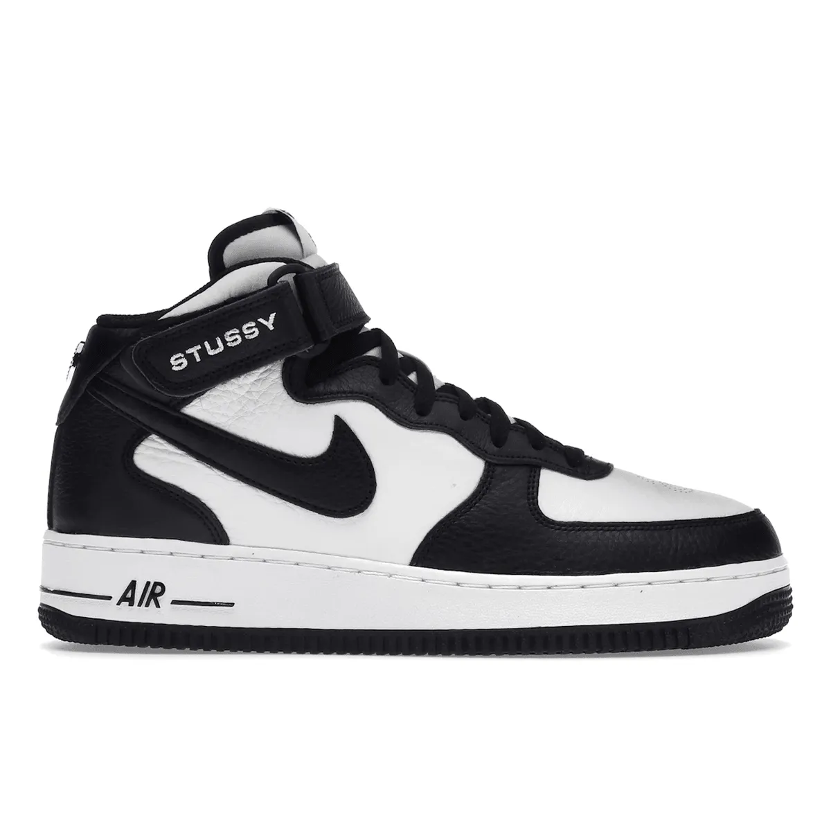 Air Force 1 Mid x Stussy Light Bone Black Nike Air Force 1 heritage shoes for everyday wear