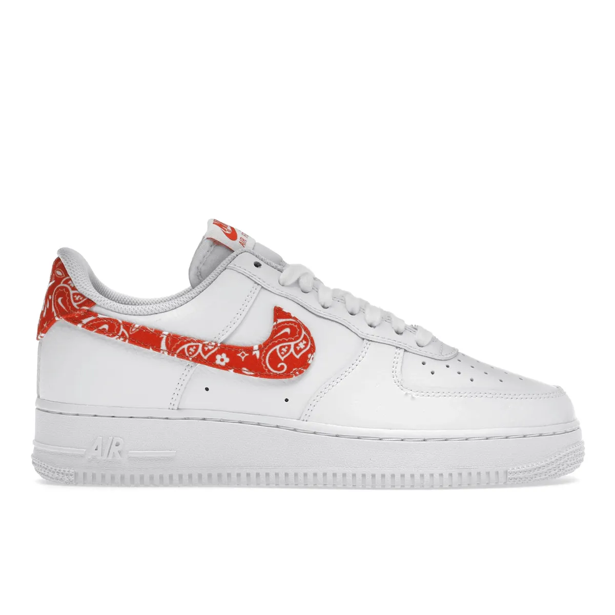 Air Force 1 Orange Paisley Nike Air Force 1 heritage shoes for everyday wear