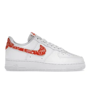 Air Force 1 Orange Paisley Nike Air Force 1 heritage shoes for everyday wear
