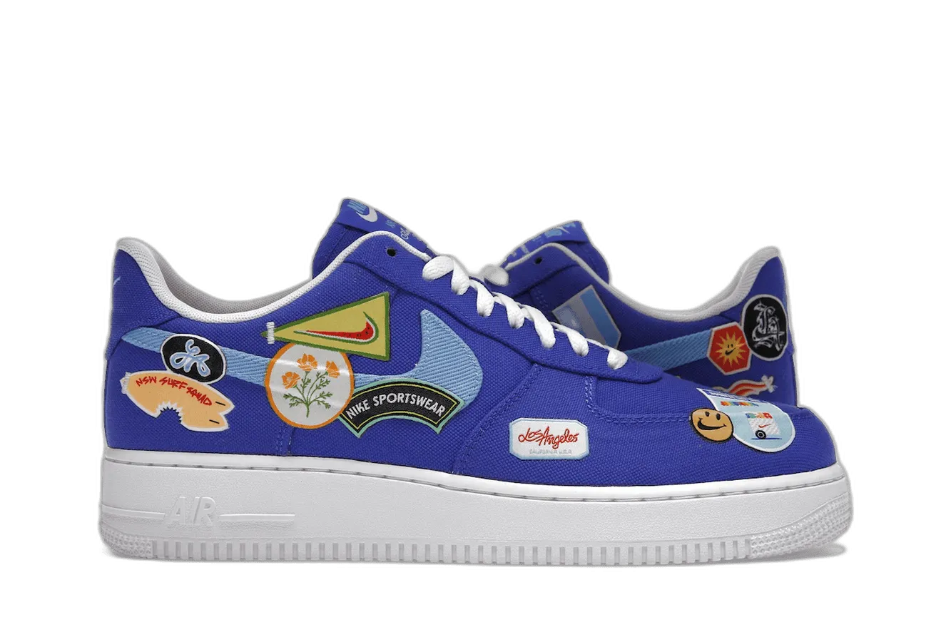 Air Force 1 PRM Los Angeles Patched Up Nike Air Force 1 heritage shoes for everyday wear