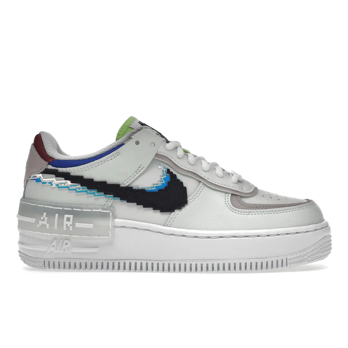 Air Force 1 Shadow Barely Green Pixel Nike Air Force 1 heritage shoes for everyday wear