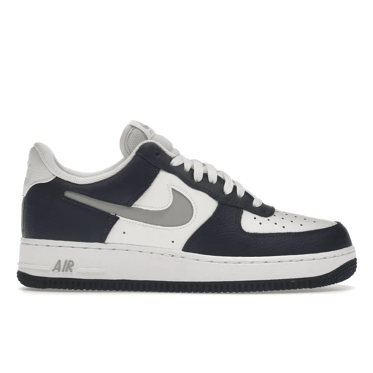 Air Force 1 White Navy Grey Nike Air Force 1 heritage shoes for everyday wear