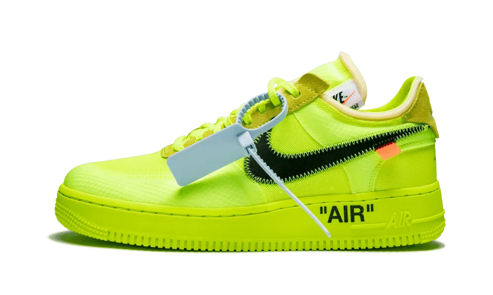 Air Force 1 X Off White Volt nike x off white limited edition sneakers