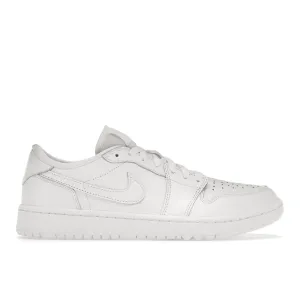Air Jordan 1 Retro Low Golf Triple White nike golf specialized golf shoes performance fit