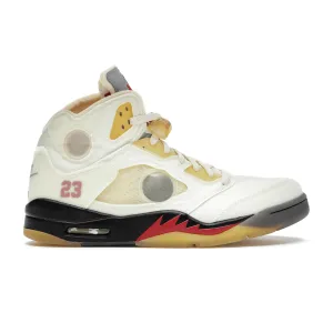 Air Jordan 5 Retro Off-White Sail nike x off white limited edition sneakers