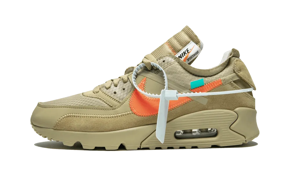 Air Max 90 X Off White Desert Ore nike x off white limited edition sneakers