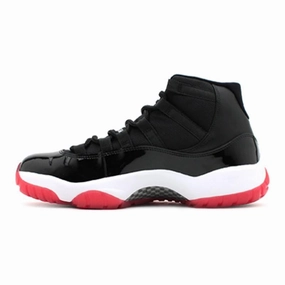 Air Jordan 11 Bred Jordan 11 high-cut heritage sneakers