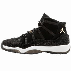 Air Jordan 11 HC Heiress GG Black-Metallic Gold Jordan 11 high-cut heritage sneakers
