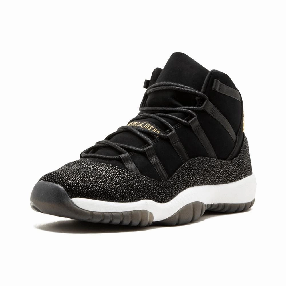 Air Jordan 11 HC Heiress GG Black-Metallic Gold Bold classic sport shoes