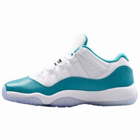 Air Jordan 11 Low GS Aqua Safari Jordan 11 high-cut heritage sneakers