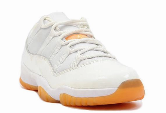 Air Jordan 11 Low GS Citrus Bold classic sport shoes