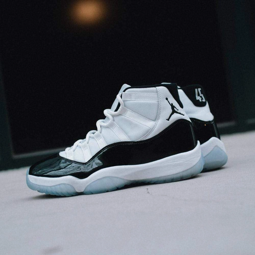 Air Jordan 11 Retro 'Concord' 2018 Bold classic sport shoes