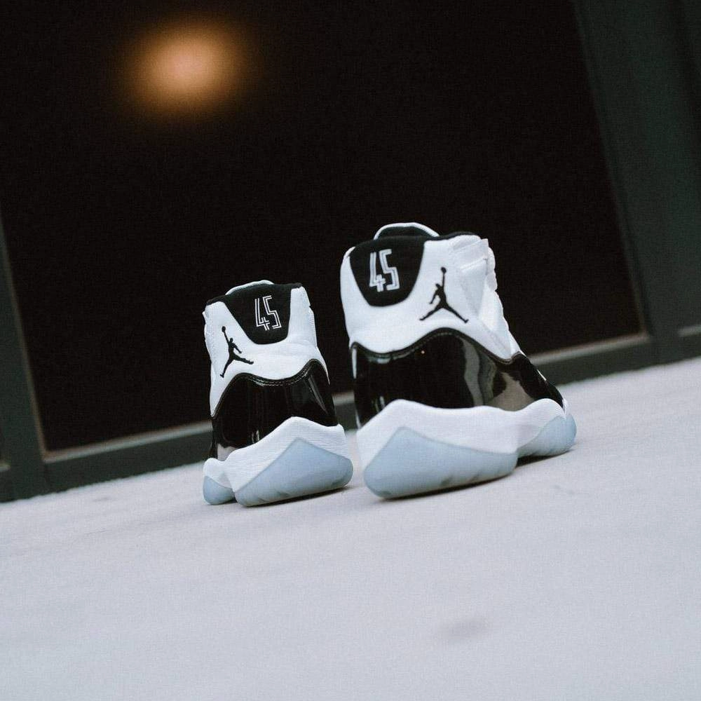 Air Jordan 11 Retro 'Concord' 2018 Bold classic sport shoes