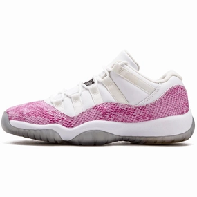 Air Jordan 11 Retro Girls 'Pink Snakeskin' Jordan 11 high-cut heritage sneakers