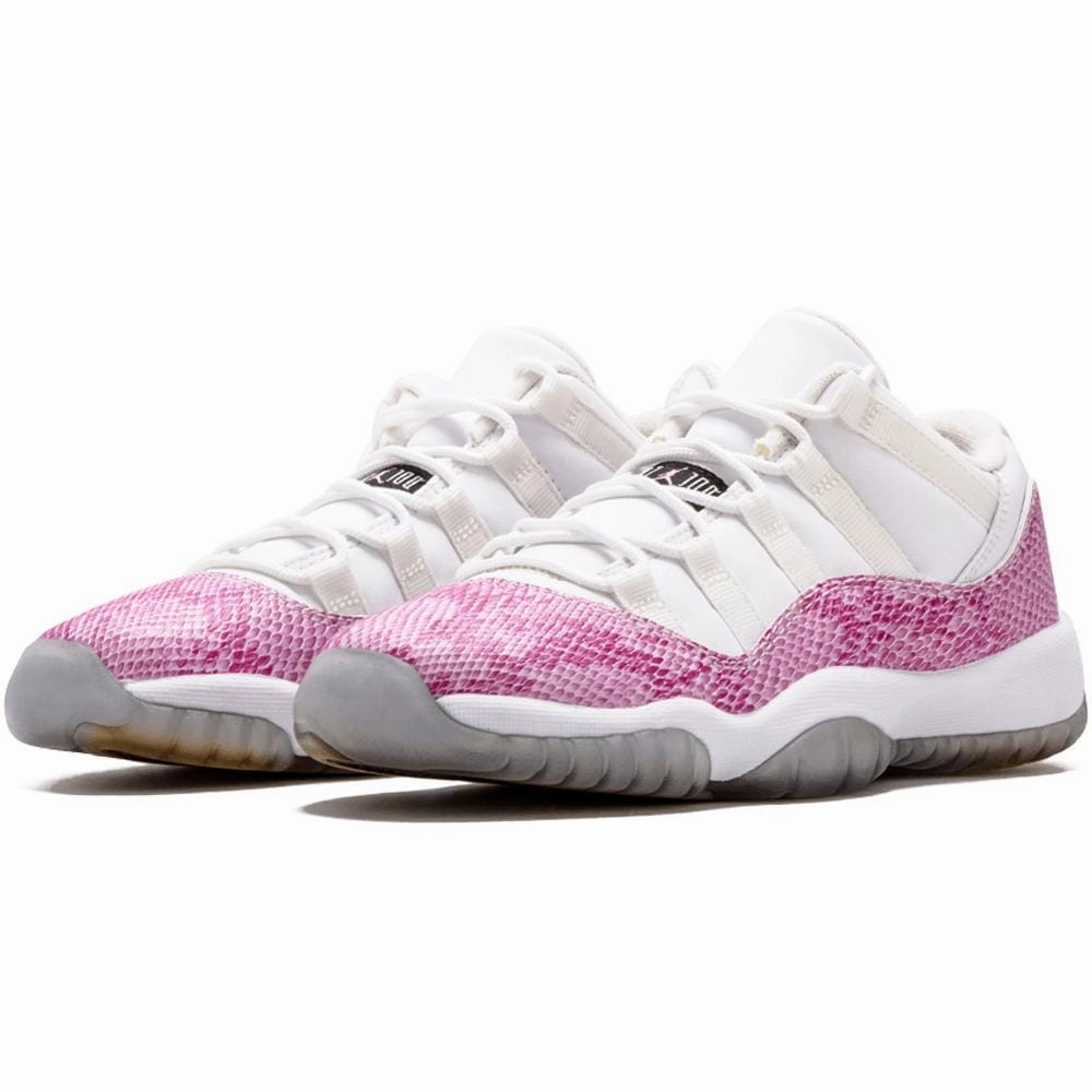 Air Jordan 11 Retro Girls 'Pink Snakeskin' Bold classic sport shoes