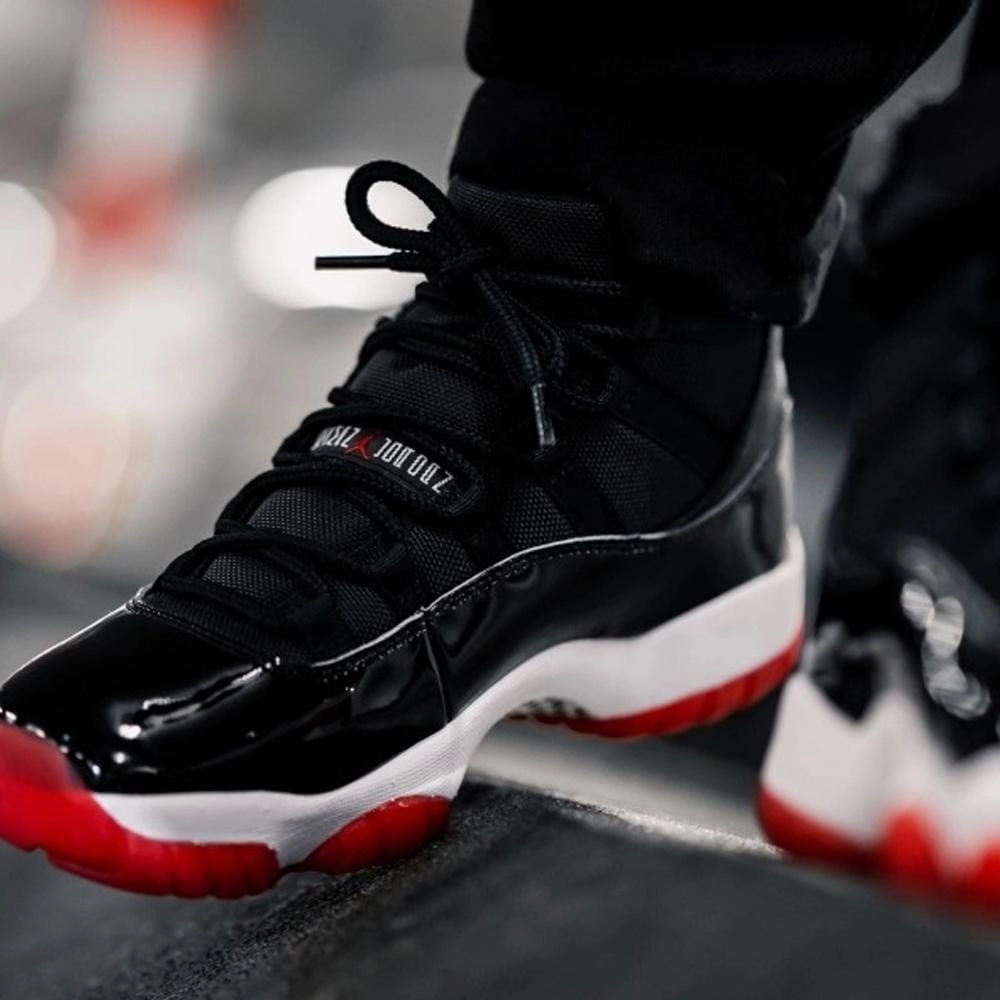Air Jordan 11 Retro GS 'Bred' 2019 Bold classic sport shoes