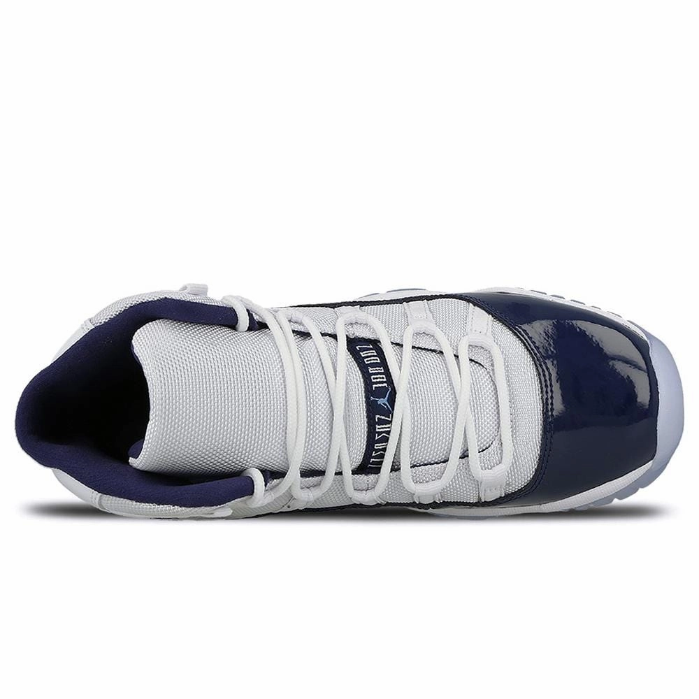 Air Jordan 11 Retro GS White-Midnight Navy  Win like 82 Bold classic sport shoes