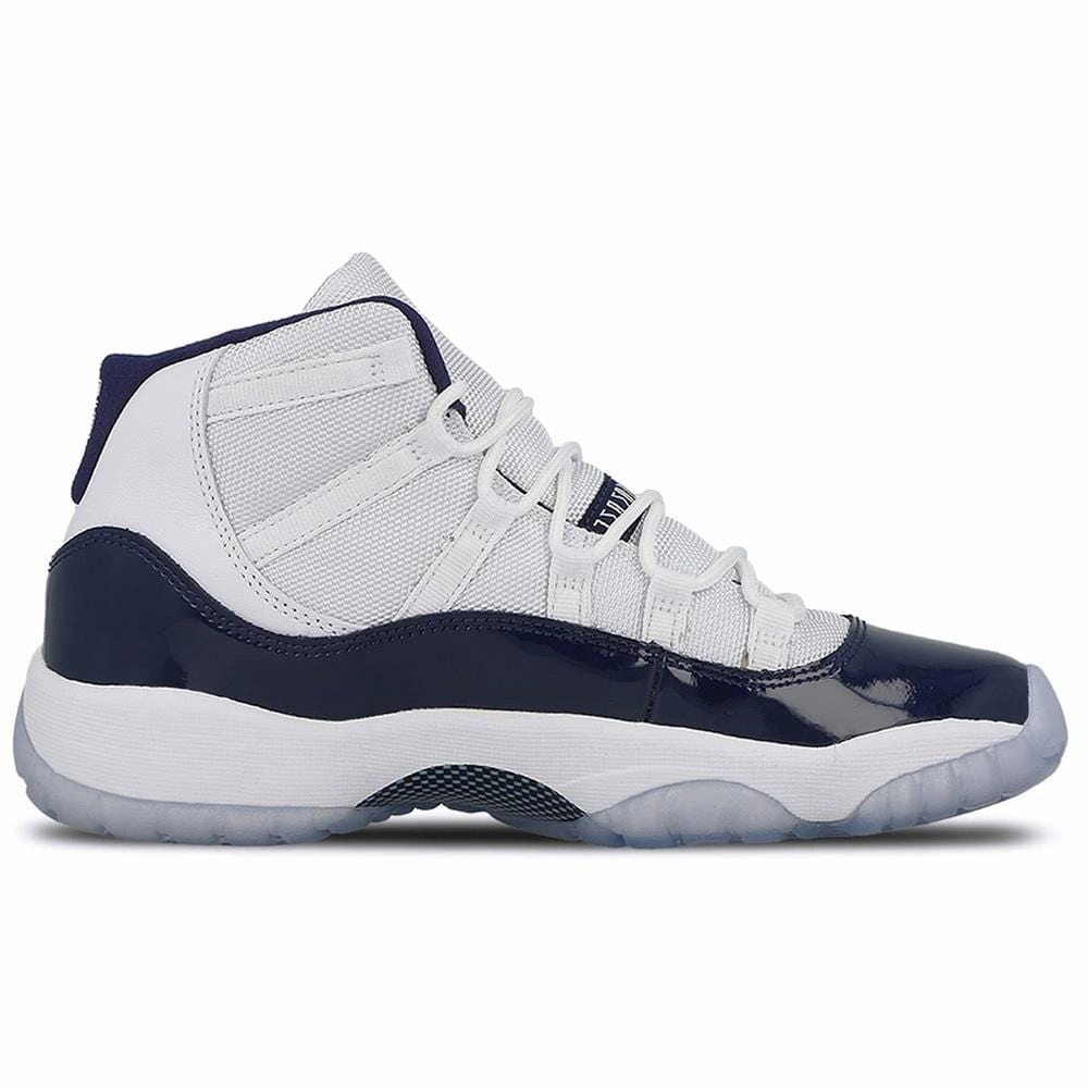 Air Jordan 11 Retro GS White-Midnight Navy  Win like 82 Bold classic sport shoes