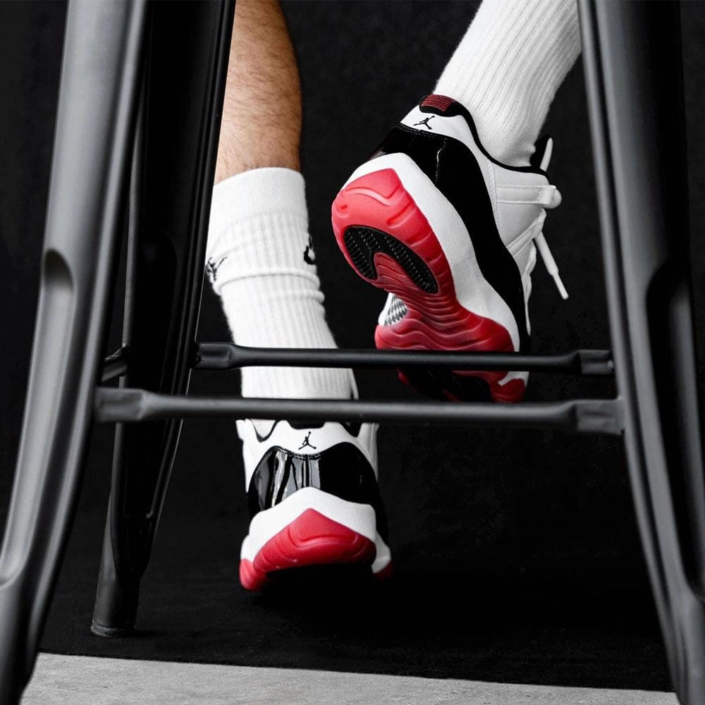 Air Jordan 11 Retro Low 'Concord-Bred' Bold classic sport shoes