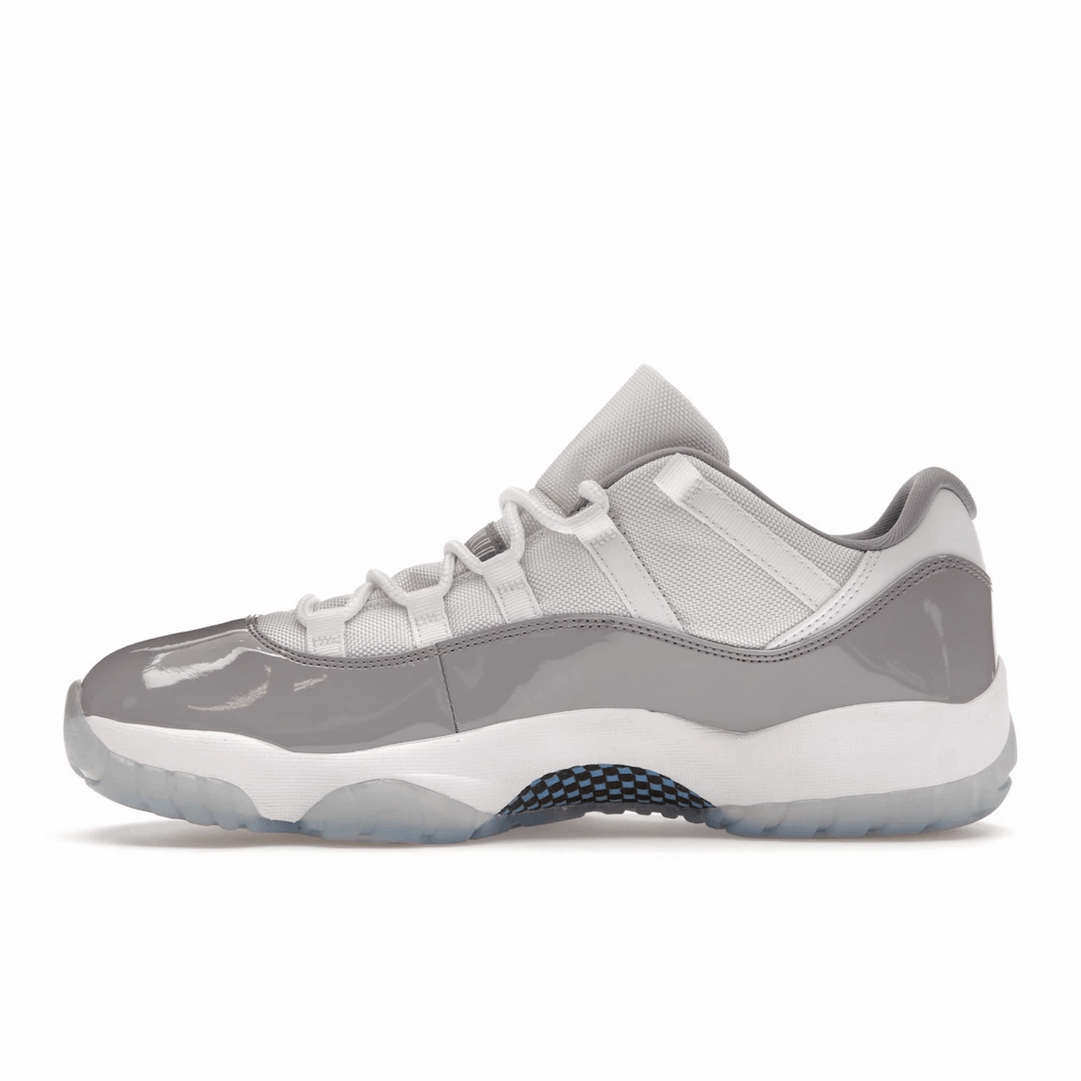Air Jordan 11 Retro Low Cement Grey Glossy finish retro sneakers