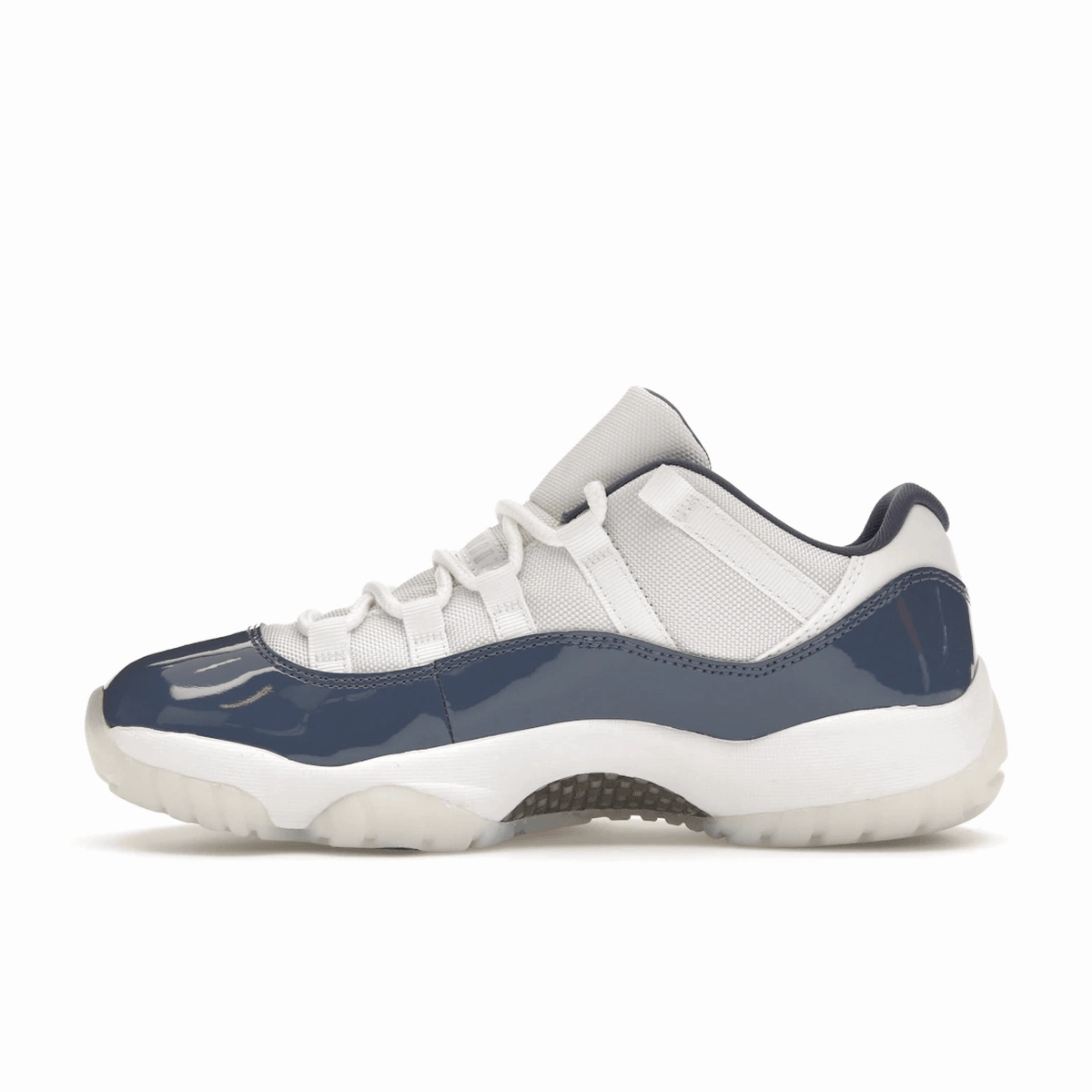 Air Jordan 11 Retro Low Diffused Blue Glossy finish retro sneakers