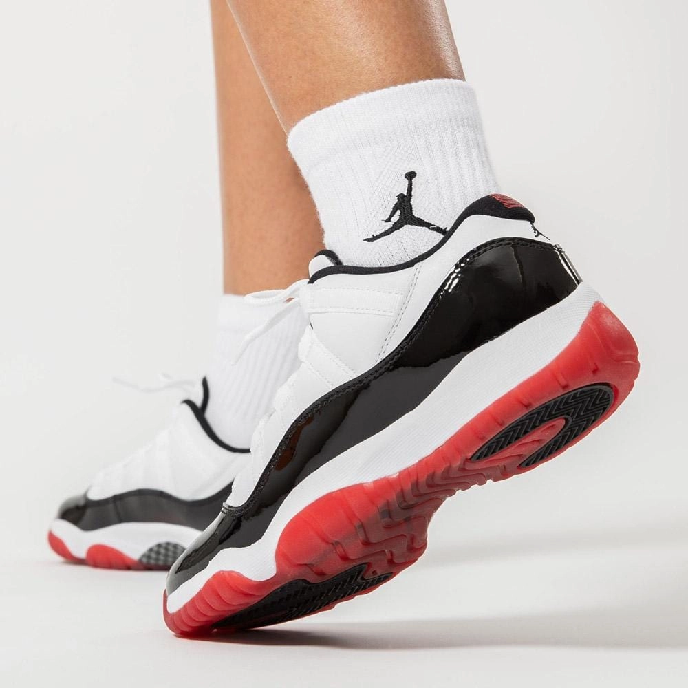 Air Jordan 11 Retro Low GS 'Concord-Bred' Bold classic sport shoes