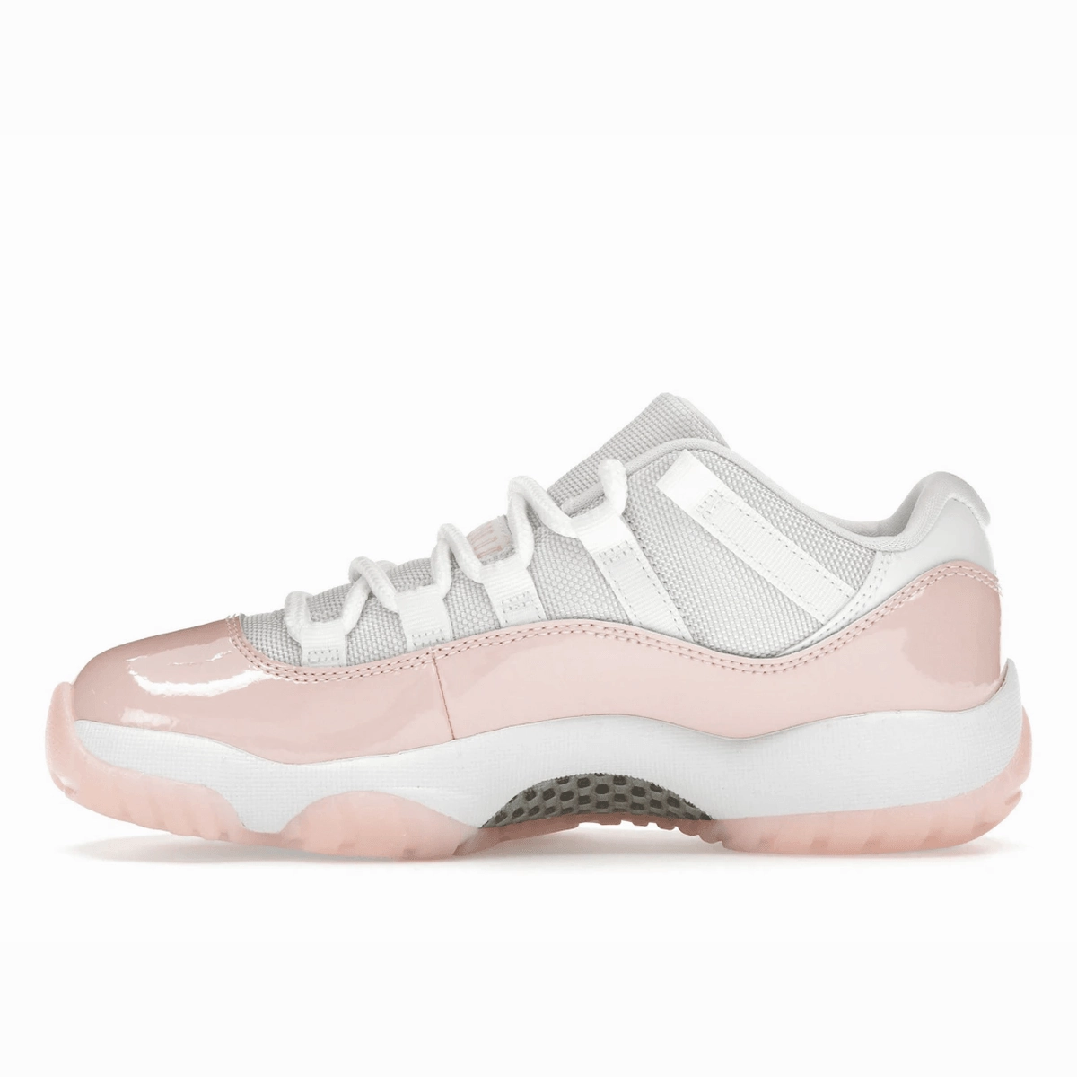 Air Jordan 11 Retro Low Legend Pink Glossy finish retro sneakers