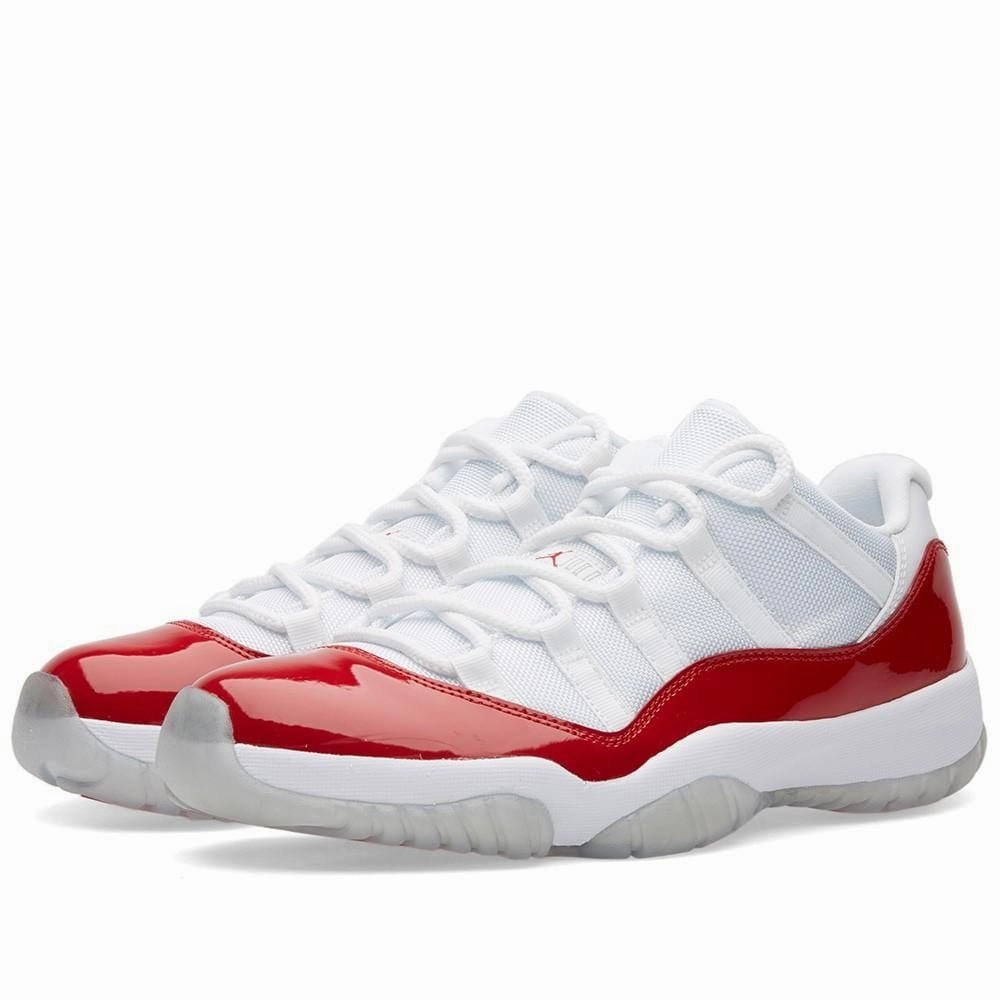 Air Jordan 11 Retro Low Varsity Red Bold classic sport shoes