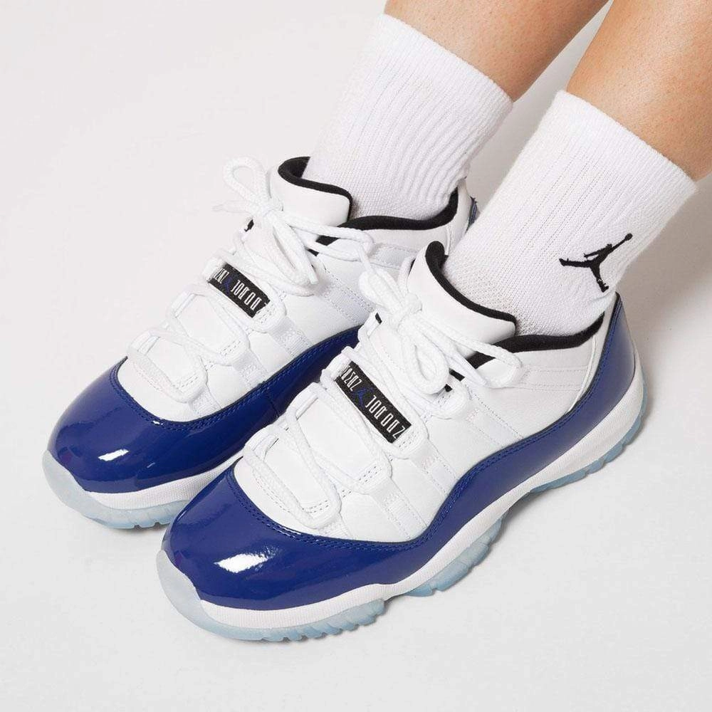Air Jordan 11 Retro Low Wmns 'Concord Sketch' Bold classic sport shoes