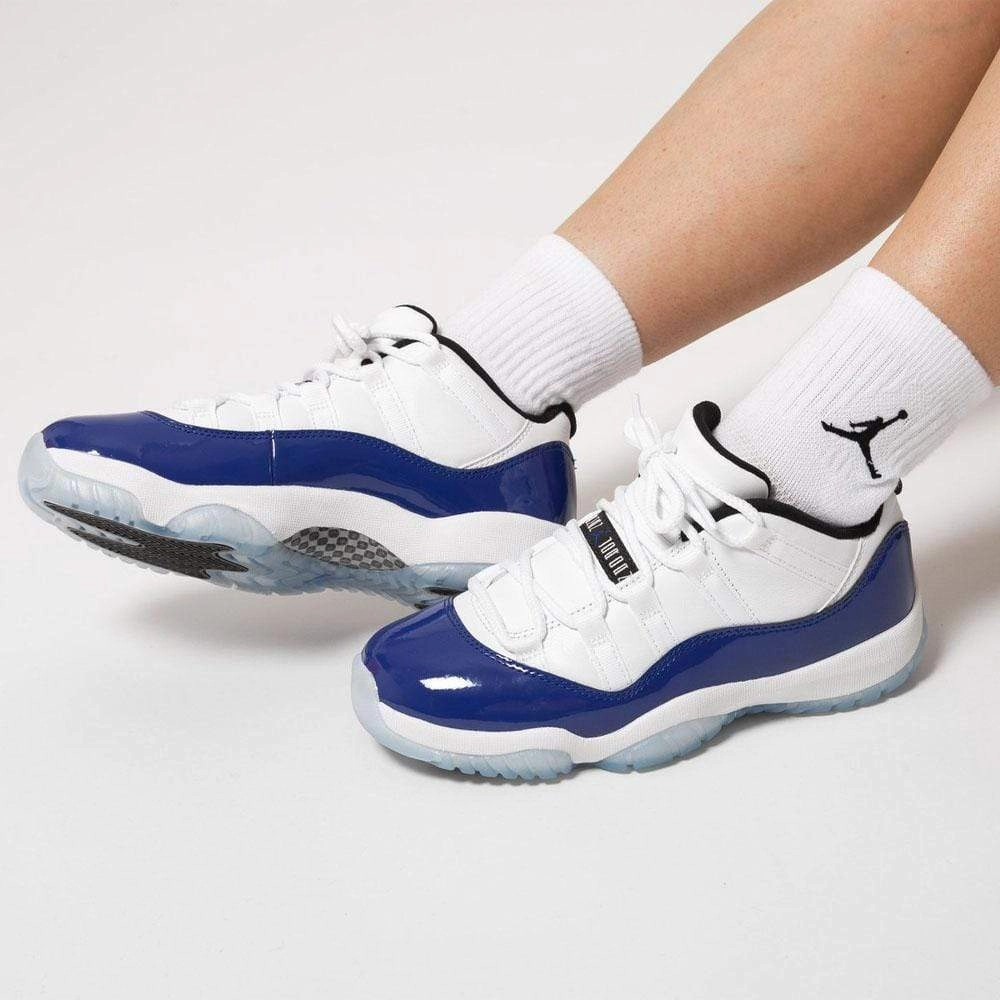 Air Jordan 11 Retro Low Wmns 'Concord Sketch' Bold classic sport shoes