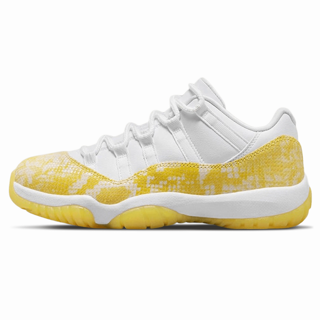 Air Jordan 11 Retro Low Wmns 'Yellow Snakeskin' Jordan 11 high-cut heritage sneakers
