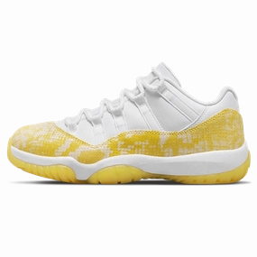 Air Jordan 11 Retro Low Wmns 'Yellow Snakeskin' Jordan 11 high-cut heritage sneakers