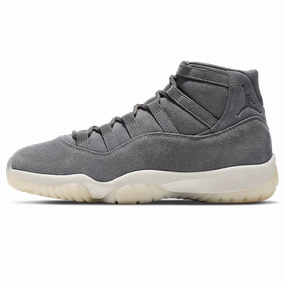 Air Jordan 11 Retro Premium 'Grey Suede' Jordan 11 high-cut heritage sneakers