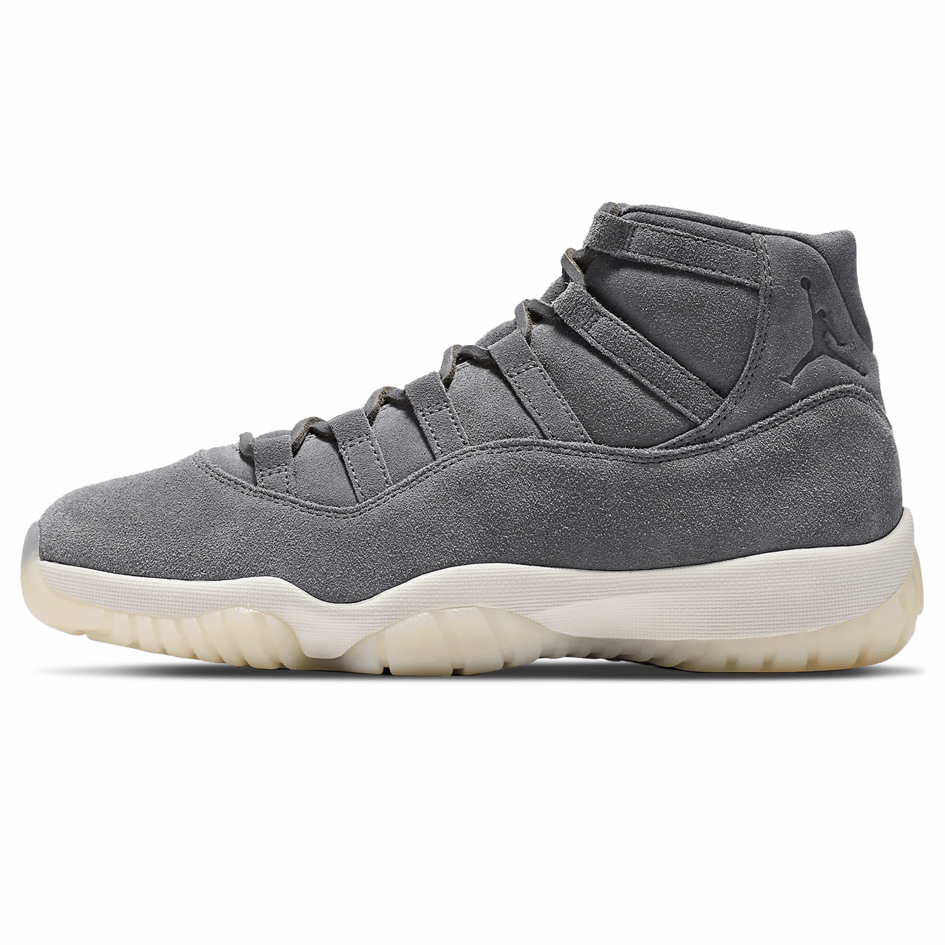 Air Jordan 11 Retro Premium 'Grey Suede' Jordan 11 high-cut heritage sneakers