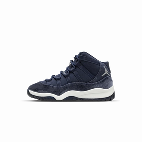 Air Jordan 11 Retro PS 'Midnight Navy Velvet' Jordan 11 high-cut heritage sneakers