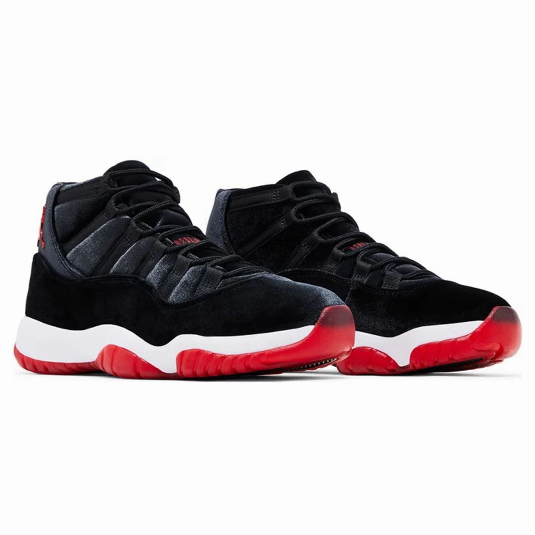Air Jordan 11 Wmns Retro 'Bred Velvet' Bold classic sport shoes