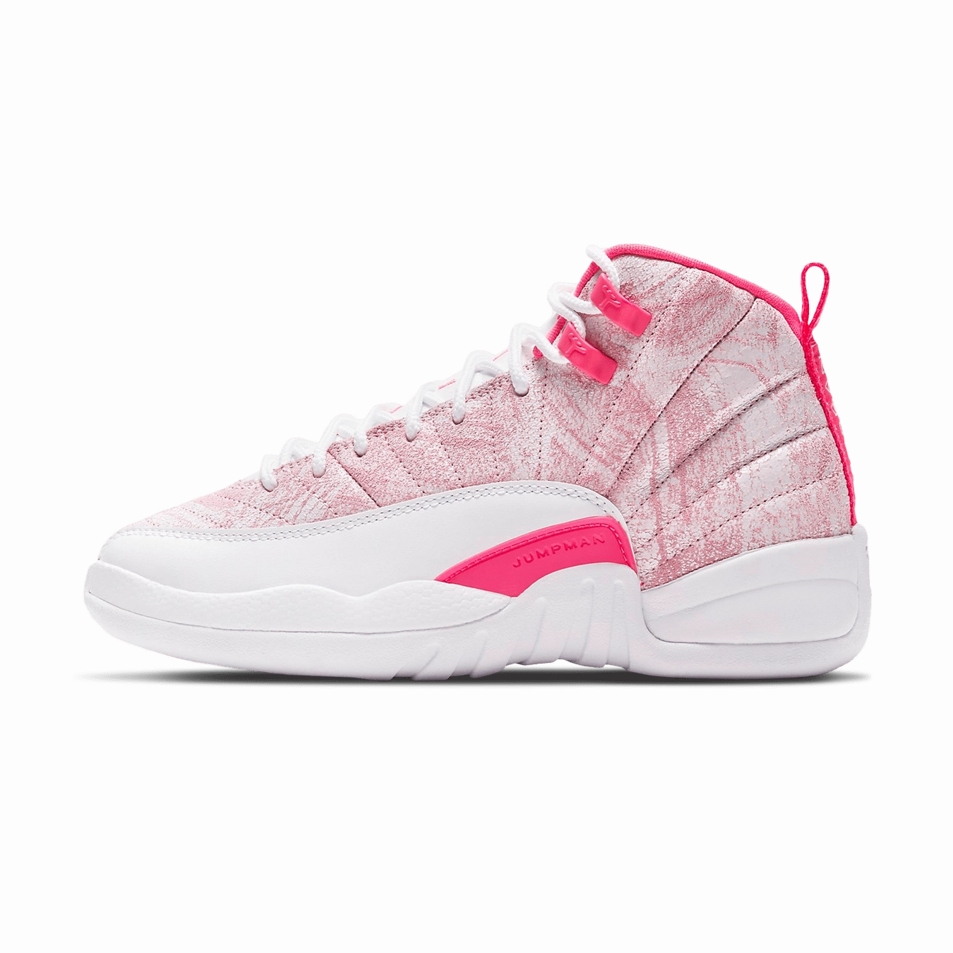 Air Jordan 12 Retro GS 'Arctic Pink' Jordan 12 sneakers with bold design